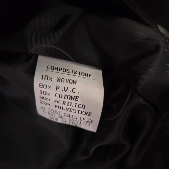 Italian Faux Leather Trench Coat – Medusa Button Detail – Size M - Picture 6 of 7